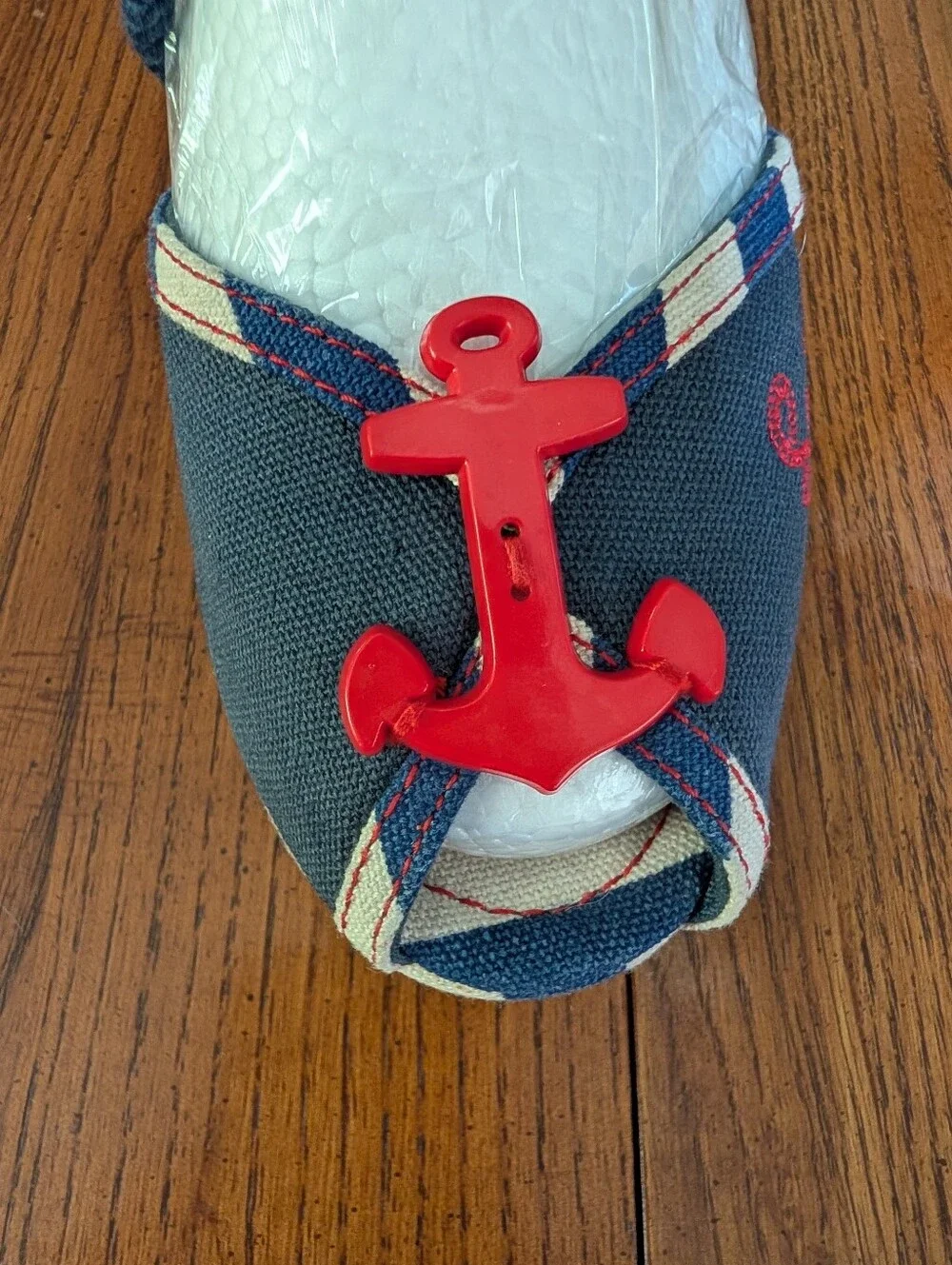 Miss L Fire Nautical Anchor Peep Toe Heels – Like New Women's 9.5